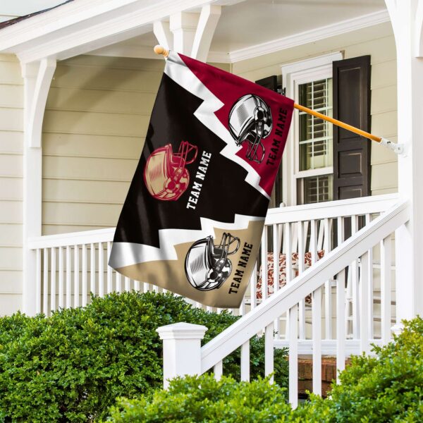 Dallas Cowboys Vs Seattle Seahawks Divided Flag, NFL House Divided Flag – House Garden Decor Gift