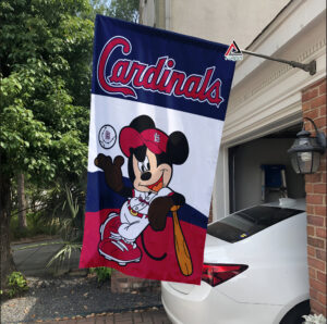 St Louis Cardinals x Mickey Baseball Flag - MLB Premium Flag 3