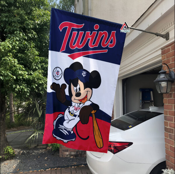Minnesota Twins x Mickey Baseball Flag – Official MLB Premium Flag
