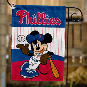 Philadelphia Phillies x Mickey Baseball Flag MLB Premium Flag