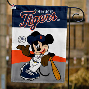 Detroit Tigers x Mickey Baseball Flag - MLB Premium Flag for True Fans