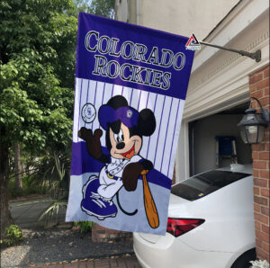 Colorado Rockies x Mickey Baseball Flag MLB Premium Flag