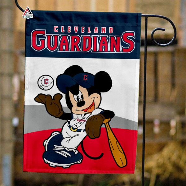 Cleveland Guardians x Mickey Baseball Flag – MLB Premium Flag