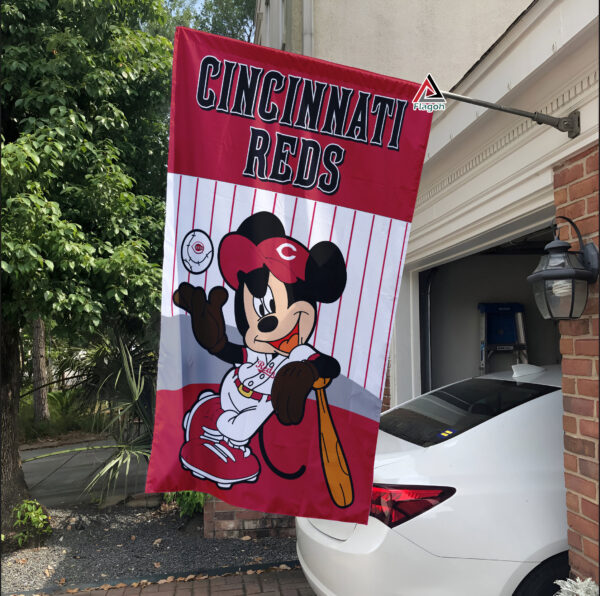 Cincinnati Reds x Mickey Baseball Flag – MLB Premium Flag
