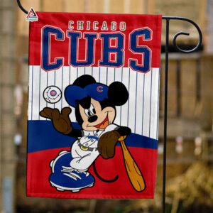 Chicago Cubs x Mickey Baseball Flag - MLB Premium Flag for True Fans