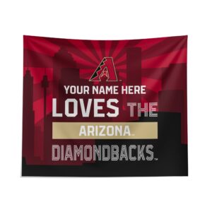 Custom Arizona Diamondbacks Skyline Tapestry - Personalized Decor for Fans