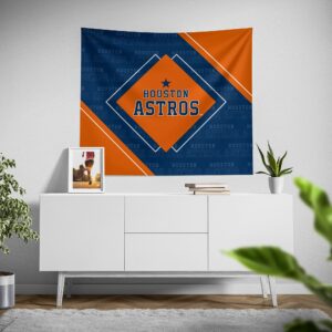 Houston Astros Boxed Tapestry: Official MLB Team Logo Wall Decor