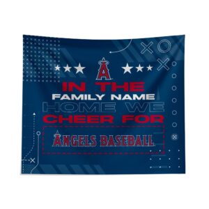 Custom Los Angeles Angels Cheer Tapestry - Personalized Fan Decor