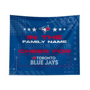 Custom Toronto Blue Jays Cheer Tapestry - Personalized Fan Decor