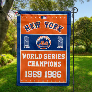 New York Mets World Series Champions Flag – MLB Premium Flag
