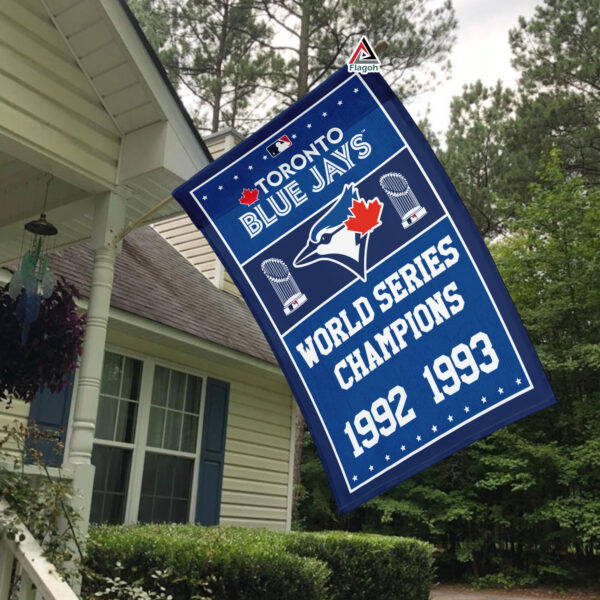 Toronto Blue Jays World Series Champions Flag – MLB Premium Flag