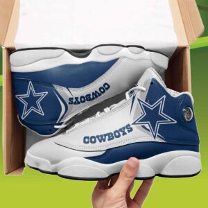 Customized Dallas Cowboys Jordan 13 Shoes for Men Personalized NFL Sneakers