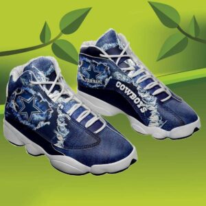 Custom Name Dallas Cowboys Jordan 13 Sneakers – Perfect Gift for NFL Fan