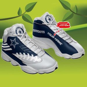 Customized Dallas Cowboys Jordan 13 Sneakers - Trend 2025 Personalized NFL Shoes