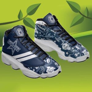 Customized Dallas Cowboys Jordan Shoes: Personalized Family Gift with Custom Names NFL Sneakers