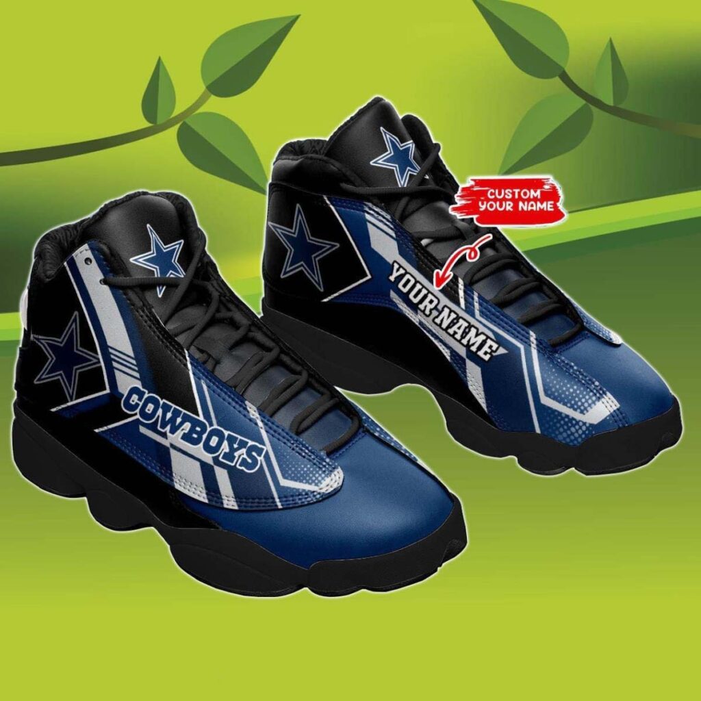 Custom Name Dallas Cowboys Jordan 13 Shoes: Personalized NFL Dallas Cowboys Sneakers Custom Name Dallas Cowboys Jordan 13 Shoes: Personalized NFL Dallas Cowboys Sneakers