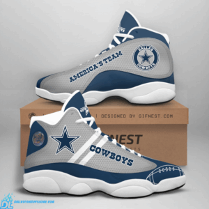 Dallas Cowboys Air Jordan 13 Sneakers - Full Size Sport Shoes