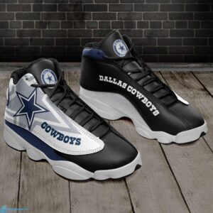 Custom Dallas Cowboys Jordan 13 Black Star Shoes - Limited Edition
