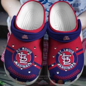 3d Printed St Louis Cardinals Blue Clogs Gift for Men Women