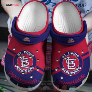 3d Printed St Louis Cardinals Blue Clogs Gift for Men Women
