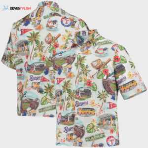 Texas Rangers New Era Hawaii Shirt - Official MLB Merchandise
