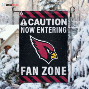 Arizona Cardinals Fan Zone Flag, NFL Welcome Sport Flag - House Garden Decor Gift