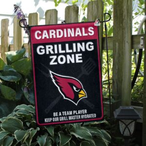 Arizona Cardinals Grilling Zone Flag, Cardinals Football Fans BBQ Flag - House Garden Decor Gift 3