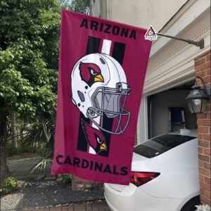 Arizona Cardinals Helmet Vertical Flag, Cardinals NFL Outdoor Flag – House Garden Decor Gift