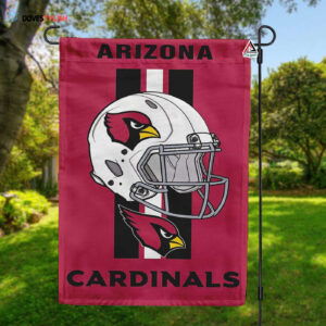 Arizona Cardinals Helmet Vertical Flag, Cardinals NFL Outdoor Flag - House Garden Decor Gift