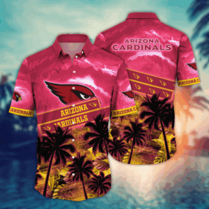 Arizona Cardinals NFL Flower Hawaii Shirt  For Fans, Summer Football Shirts