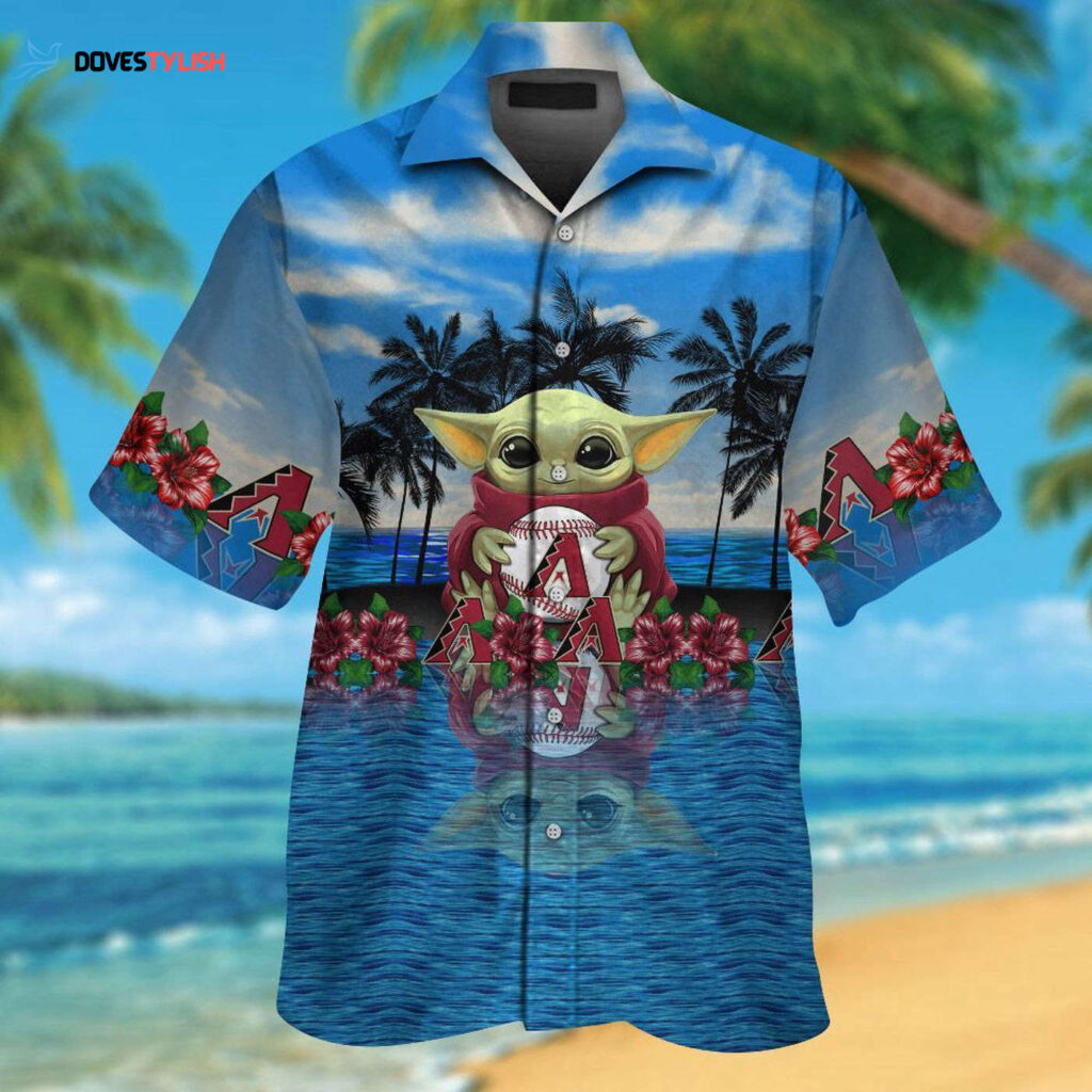 Arizona Diamondbacks Baby Yoda Hawaiian Shirt – Official MLB Merchandise