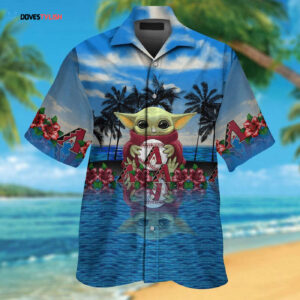 Arizona Diamondbacks Baby Yoda Hawaiian Shirt - Official MLB Merchandise