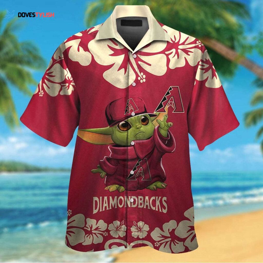 Arizona Diamondbacks Baby Yoda Hawaiian Shirt Set – Men Women Kids