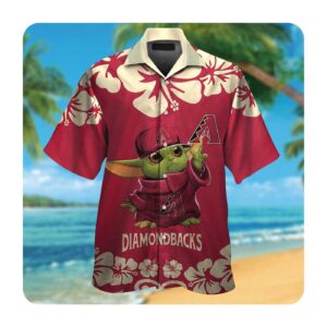 Arizona Diamondbacks Baby Yoda Hawaiian Shirts – Men and Women Aloha Style