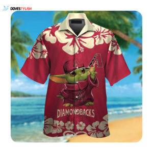 Arizona Diamondbacks Baby Yoda Hawaiian Shirts - Men and Women Aloha Style