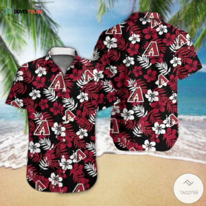 Arizona Diamondbacks Hawaiian Shirt - Official MLB Merchandise
