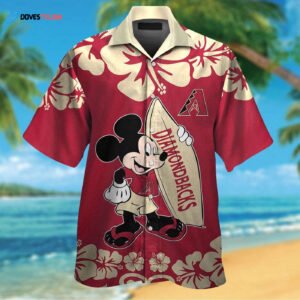 Arizona Diamondbacks Mickey Mouse Hawaiian Shirt Set for Men Women Kids