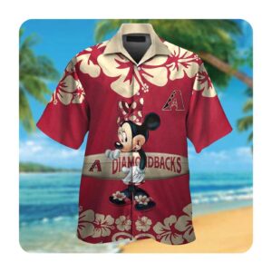 Arizona Diamondbacks Minnie Mouse Hawaiian Shirt – Summer Button-Up for Men and Women
