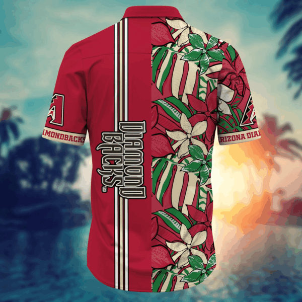 Arizona Diamondbacks MLB Flower Hawaii Shirt   For Fans, Summer Football Shirts