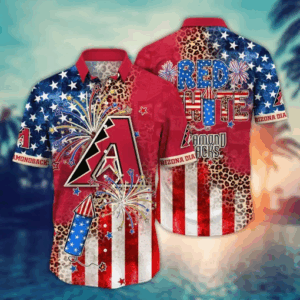 Arizona Diamondbacks MLB Hawaii Shirt Independence Day, Summer Shirts