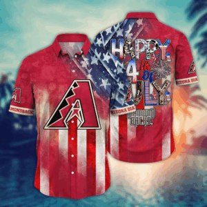 Arizona Diamondbacks MLB Hawaii Shirt Independence Day, Summer Shirts NA49897