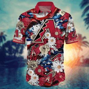 Arizona Diamondbacks MLB Hawaii Shirt Independence Day, Summer Shirts