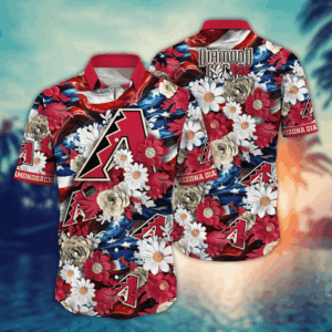 Arizona Diamondbacks MLB Hawaii Shirt Independence Day, Summer Shirts