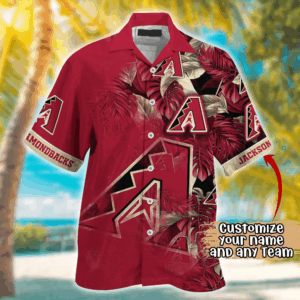 Arizona Diamondbacks MLB Summer Hawaii Shirt   Custom Football Shirts