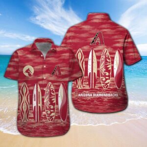Arizona Diamondbacks Tropical Aloha Hawaiian Shirt Set for Men Women Kids