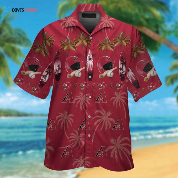 Arizona Diamondbacks Tropical Aloha Hawaiian Shirt Set – Men Women Kids