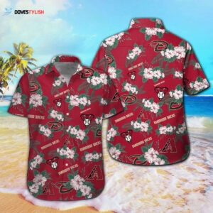 Arizona Diamondbacks Tropical Aloha Hawaiian Shirt Set for Men Women Kids - MTE07