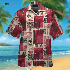 Arizona Diamondbacks Aloha Hawaiian Shirt Set - Short Sleeve Button Up for Men Women Kids