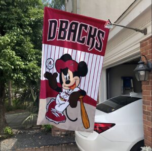 Arizona Diamondbacks Mickey Baseball Flag MLB Premium Flag