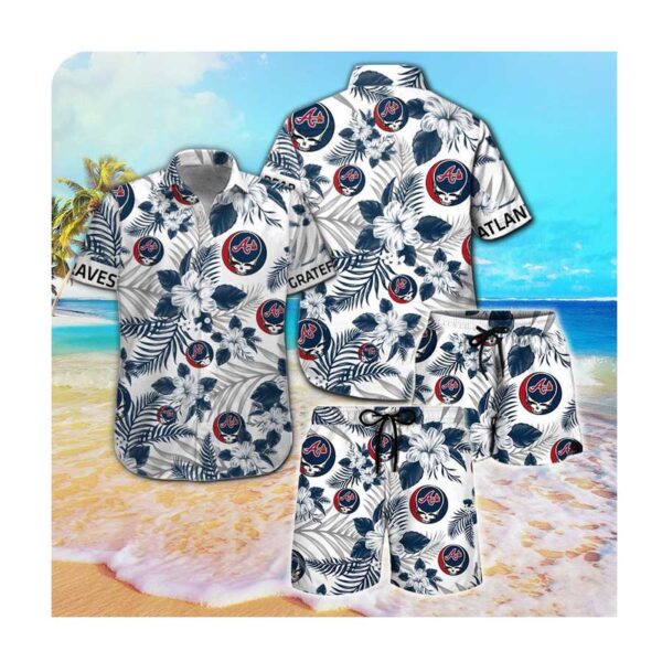 Atlanta Braves and Grateful Dead Hawaiian Shirt – Summer Button-Up for Men and Women